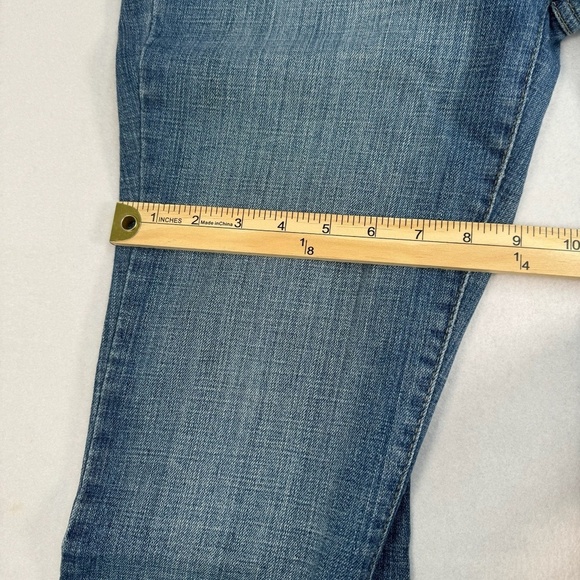 DKNY Downtown Brooklyn Bootcut Jeans Womens Juniors Size 11 Medium Blue Mid Rise - Picture 10 of 12